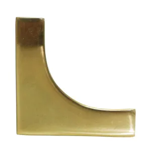 Quebec Solid Brass Table Corner