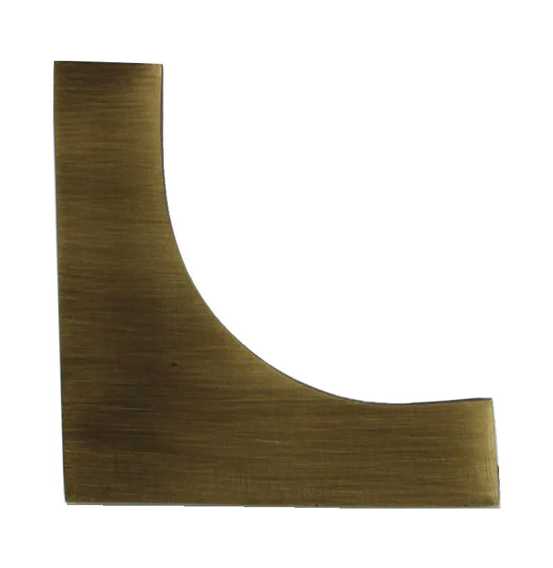 Quebec Solid Brass Table Corner