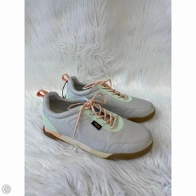 Outdoor Stroll Fitness Focus Shoes Sneakers By Teva In Grey & Orange, Size: 7