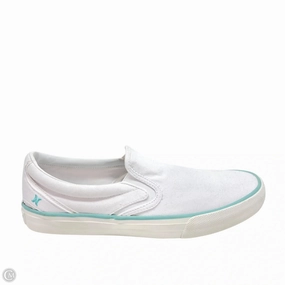 Elevated Sole Lace Free Fastenings Shoes Sneakers By Clothes Mentor In White, Size: 10