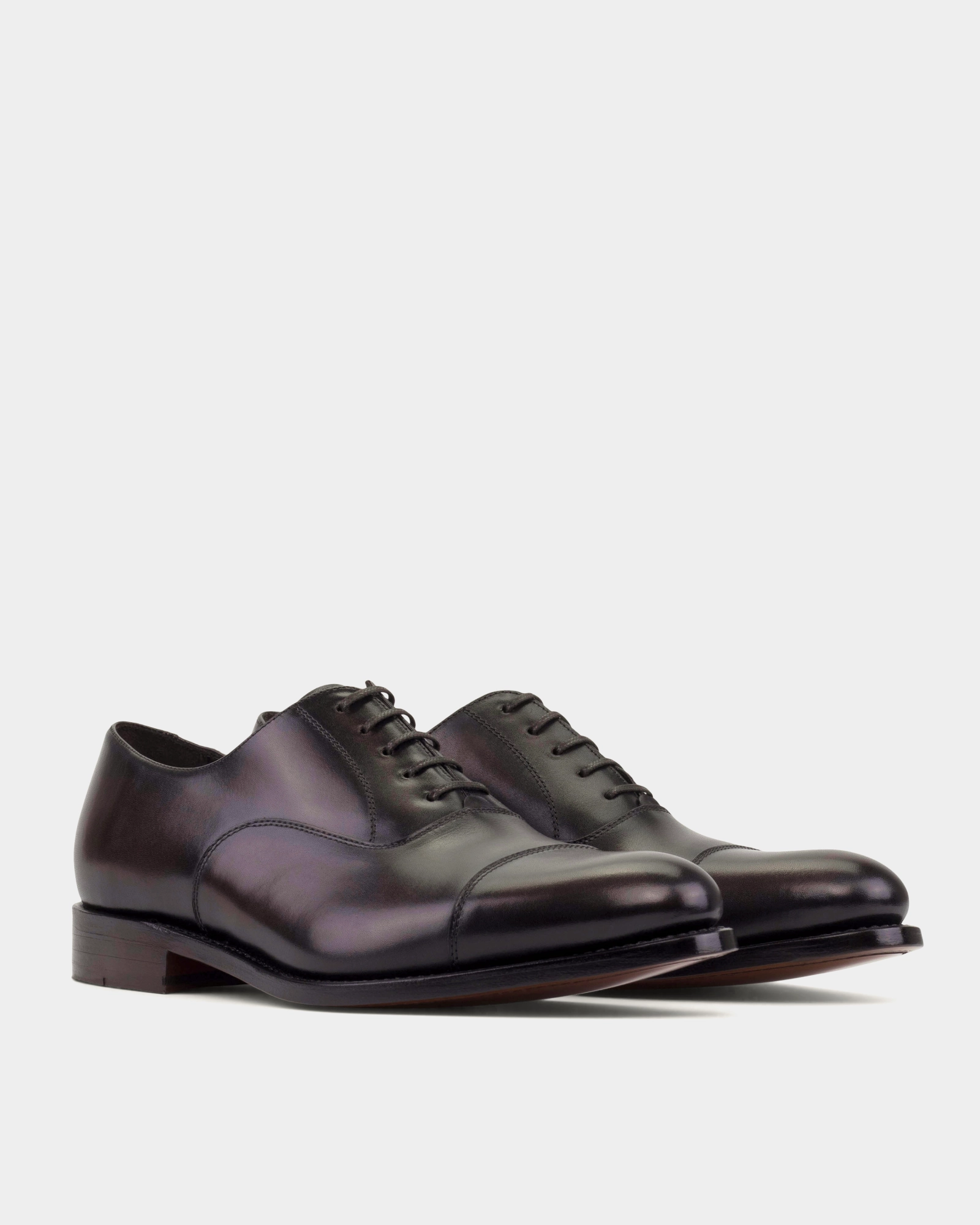 Prime Walk Korean Shade Ashford Dark Brown Cap Toe Oxford - 675