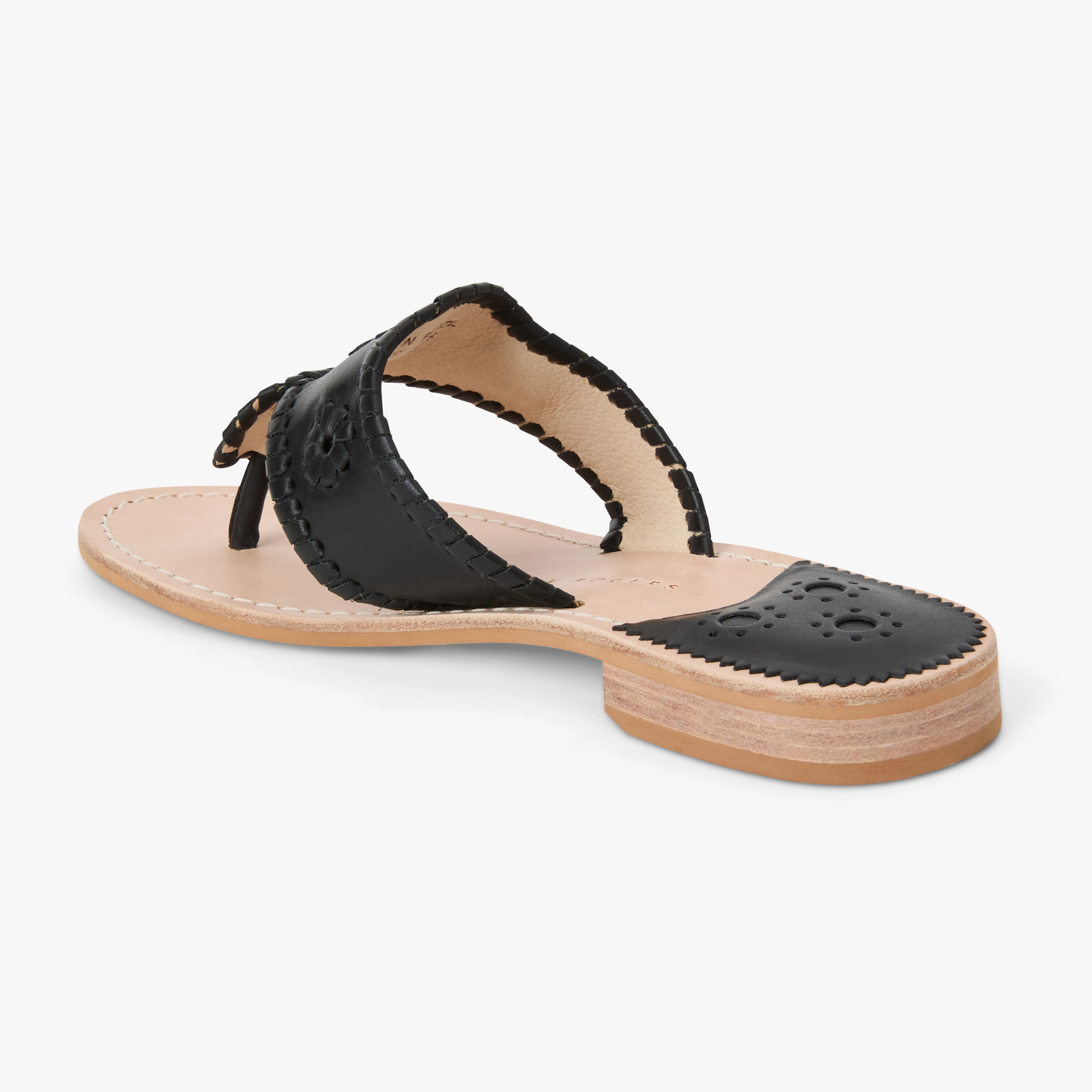 Modern Glow Jacks Leather Flat Sandal