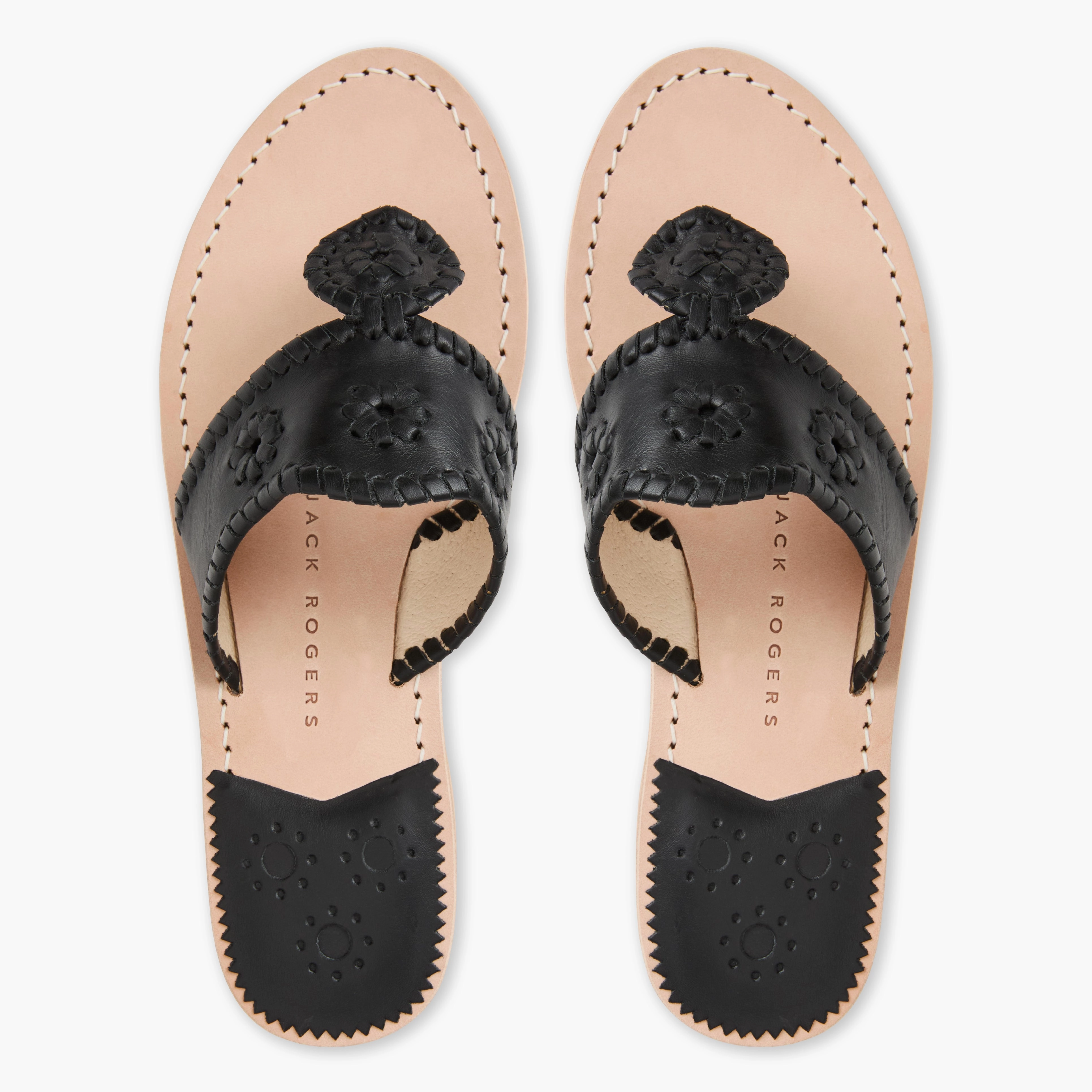Jacks Leather Flat Sandal Comfortable Sole Soft Finish