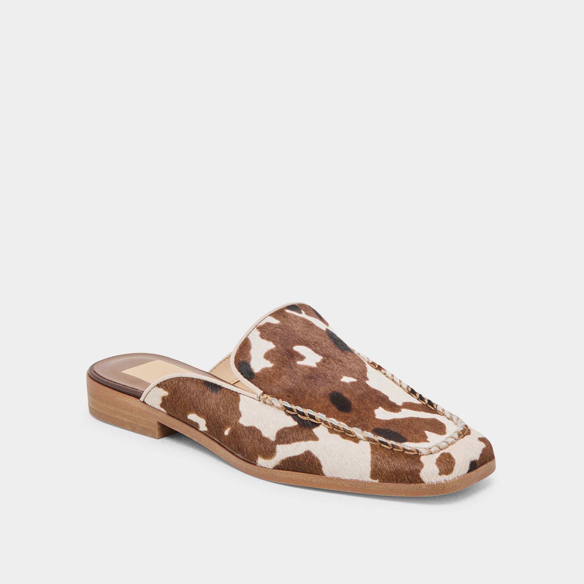 Chic Fit Shoes BRADLY FLATS COCOA TAURUS CALF HAIR
