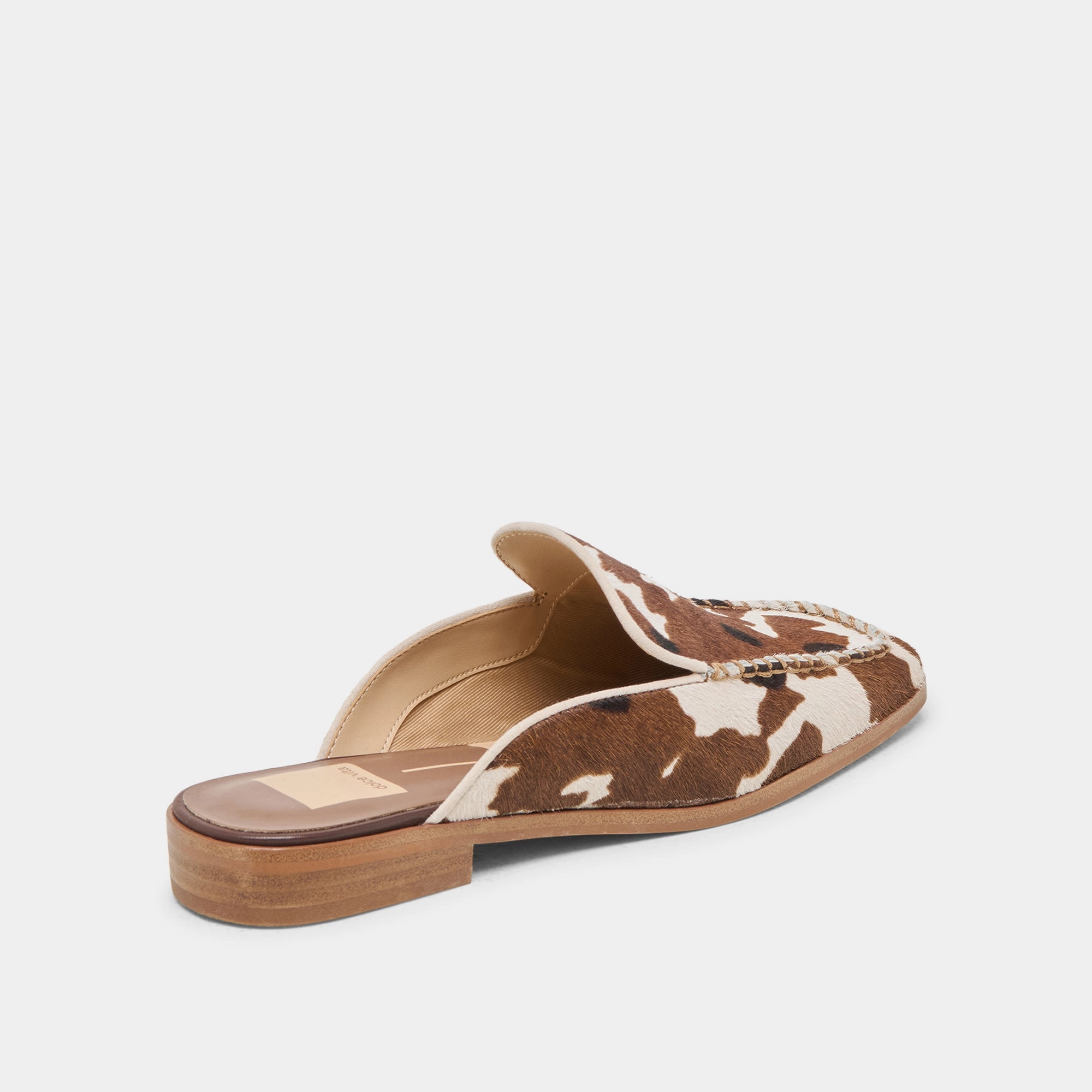 BRADLY FLATS COCOA TAURUS CALF HAIR Flexible Cushion Trendy Look