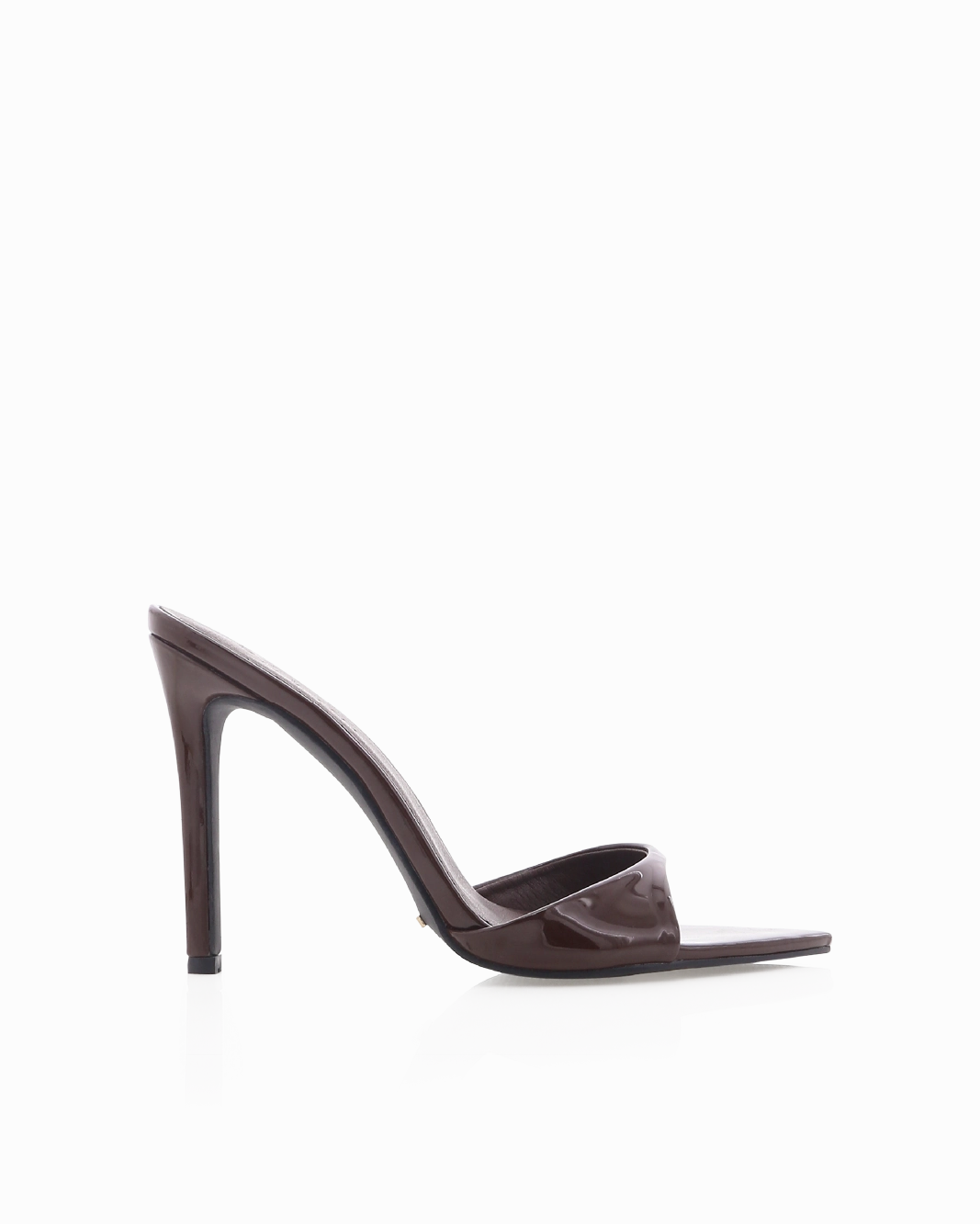 QUINBY - CHOCOLATE PATENT Padded