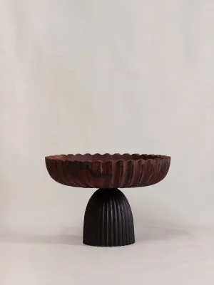 Raised Bowl - Australian Blackwood & Ebonised Kauri