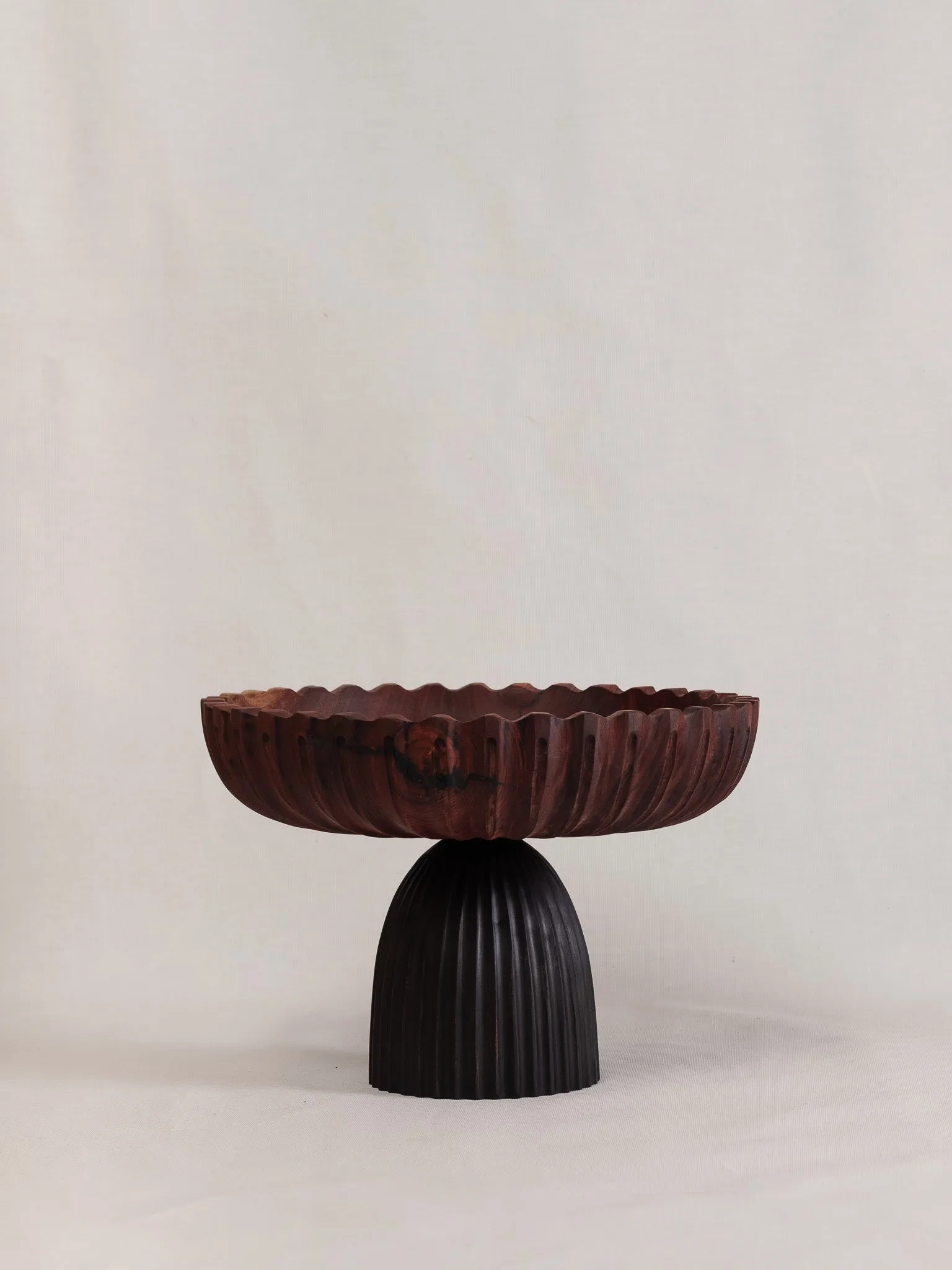 Raised Bowl - Australian Blackwood & Ebonised Kauri