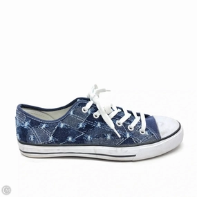 Shoes Sneakers By Just Be In Blue, Size: 9 Lace Up Design