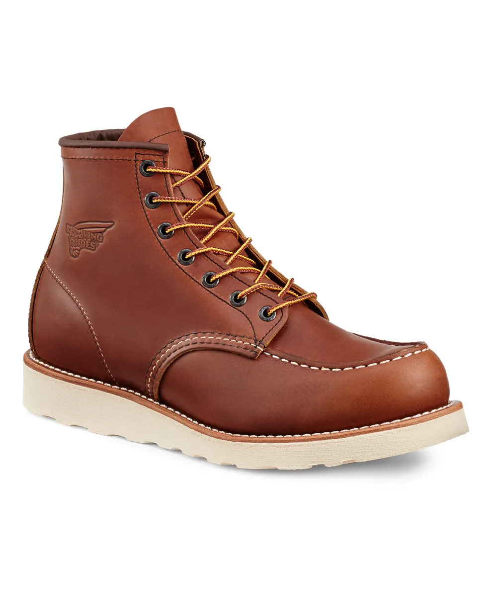 Red Wing Shoes Men's Classic 6-inch Moc Toe Boots (10875) - Original Leather