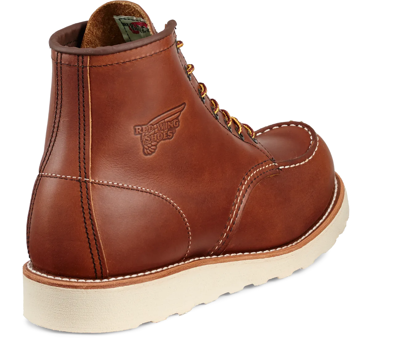 Red Wing Shoes Men's Classic 6-inch Moc Toe Boots (10875) - Original Leather