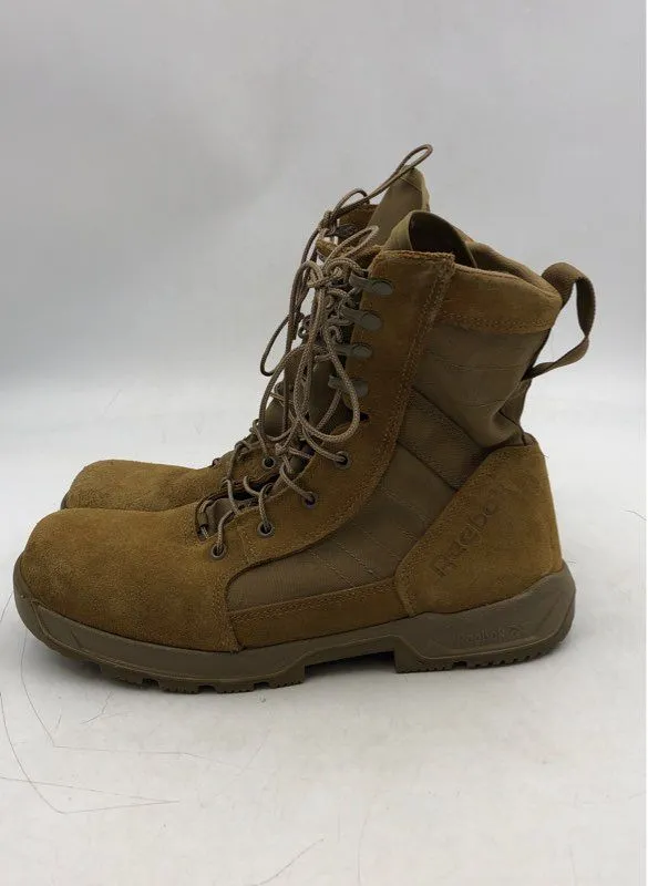 Reebok Men's Strikepoint CM8940 Tan Leather Combat Boots - Size 11.5 M