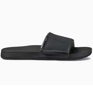 Reef Cushion Bounce Slide Sandals  - Black