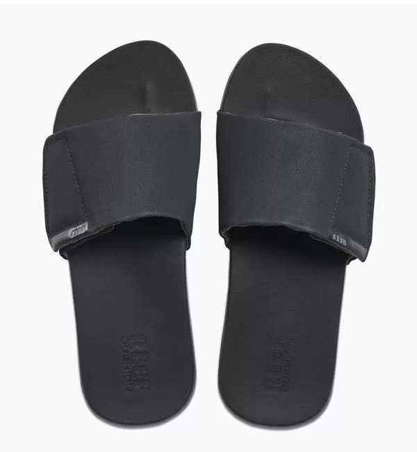Reef Cushion Bounce Slide Sandals  - Black