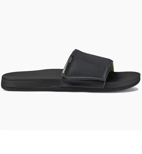 Reef Cushion Bounce Slide Sandals  - Black