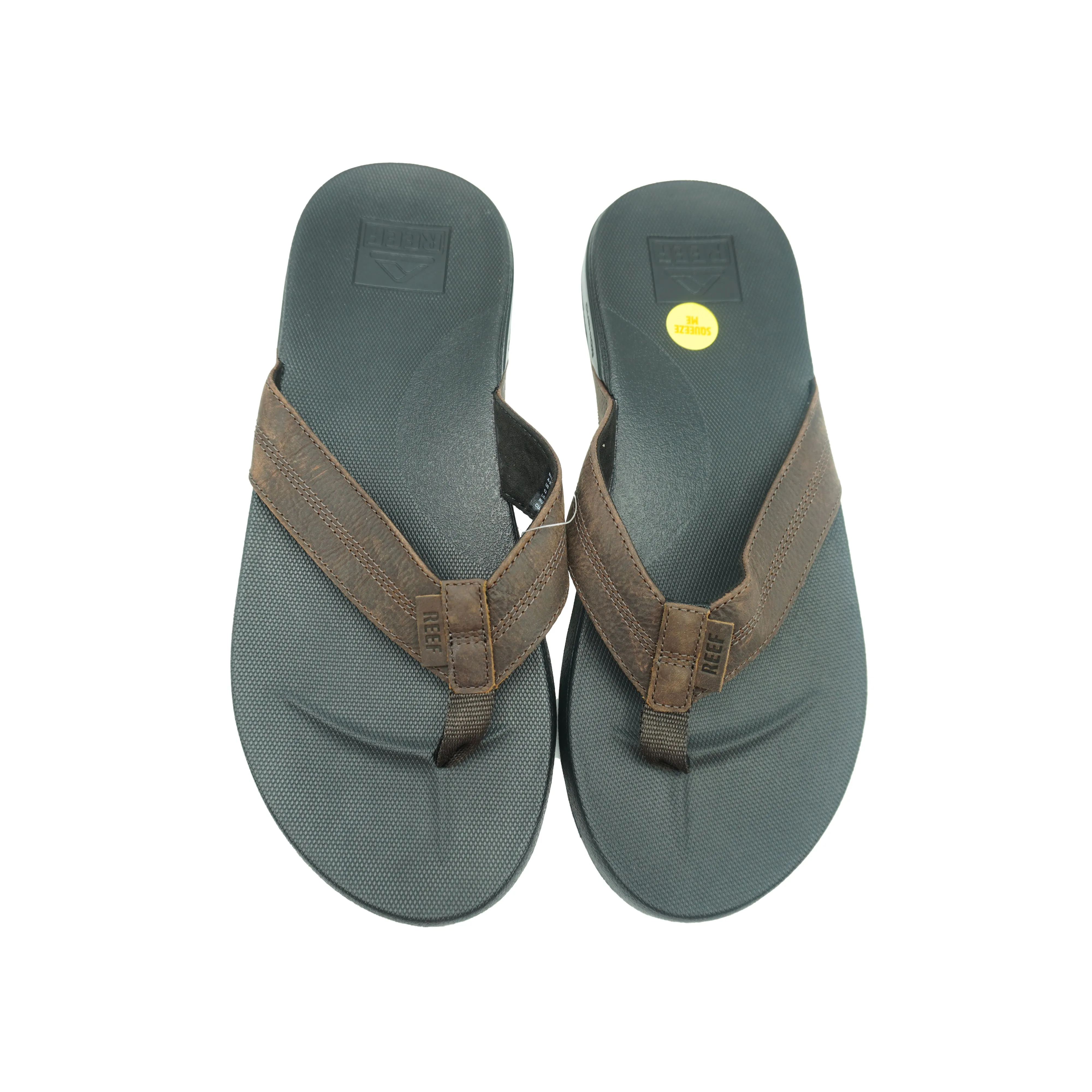 Reef Men's Cushion Phantom LE Flip Flop Sandals Brown Black