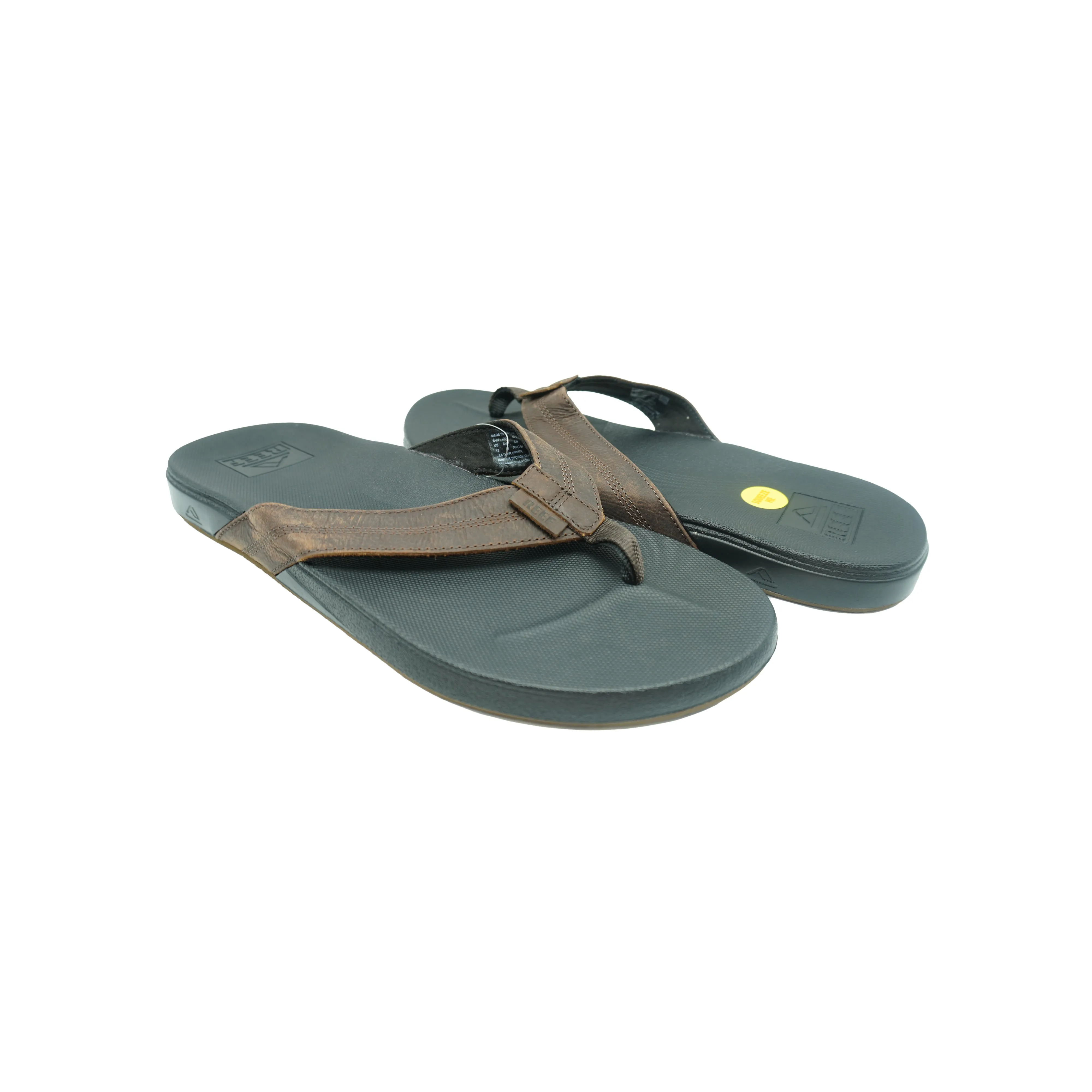 Reef Men's Cushion Phantom LE Flip Flop Sandals Brown Black