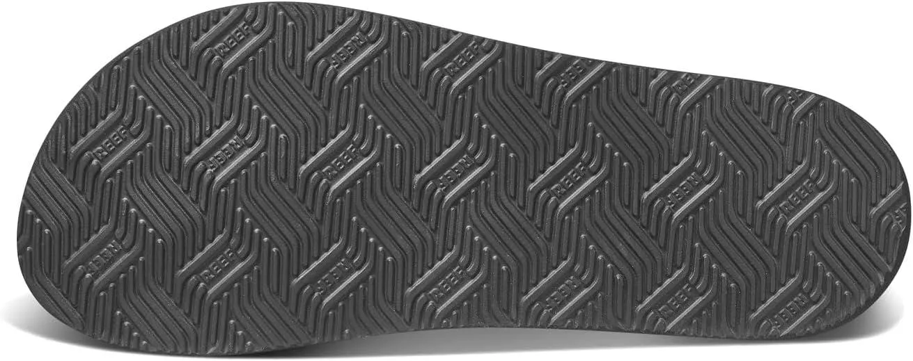 Reef The Ripper Black Blue Mens Sandals Flip Flops