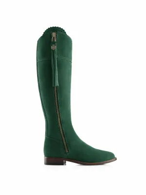 Regina (Sporting Fit) - Emerald Green Suede