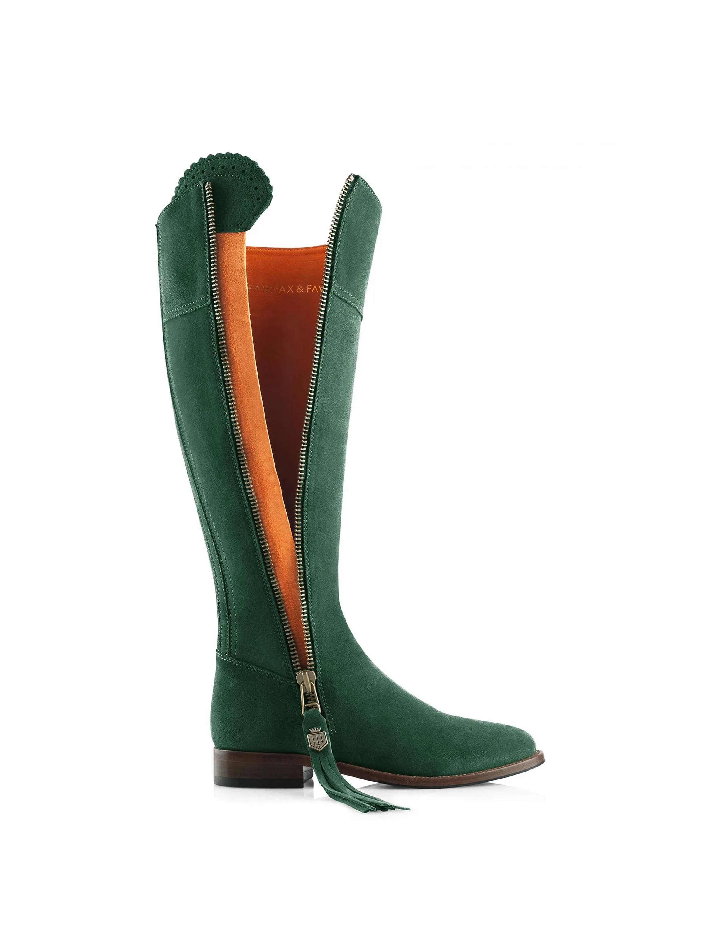 Regina (Sporting Fit) - Emerald Green Suede