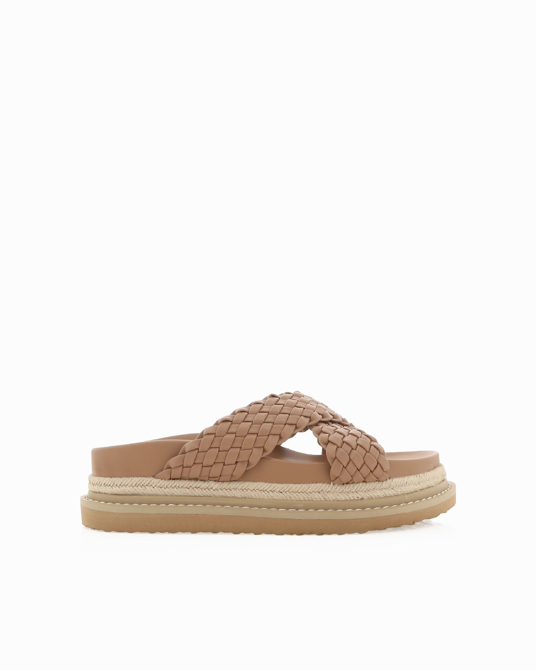 Comfortable Travel Sandals ALLYRA - DARK SAND