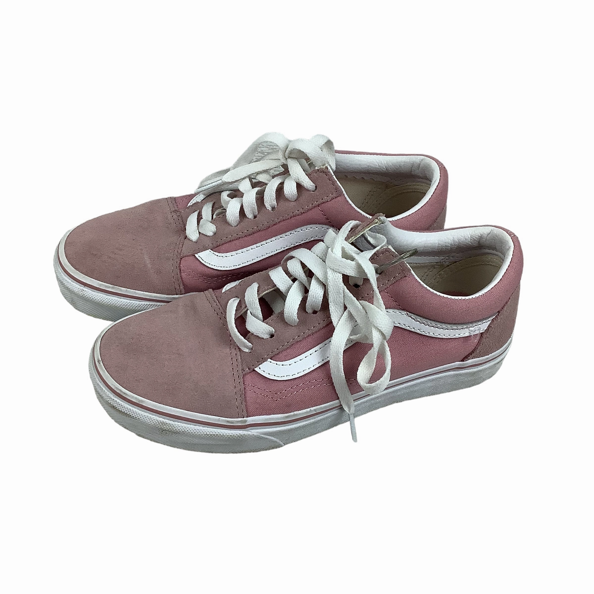 Resilient Outsole Shoes Sneakers By Vans In Pink, Size: 6.5