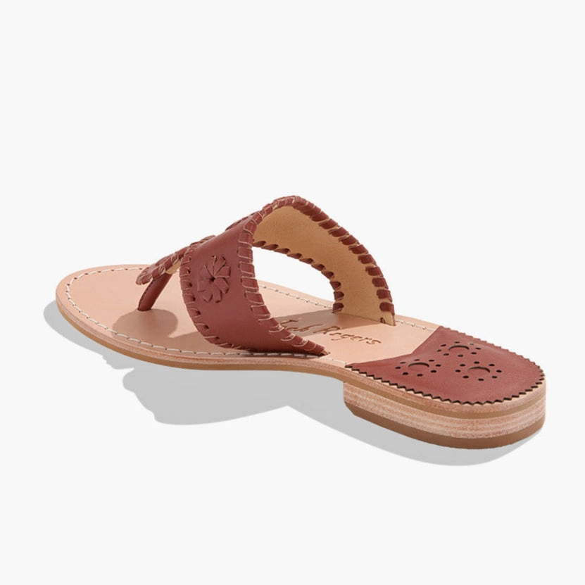 Impact Diffusing Jacks Leather Flat Sandal