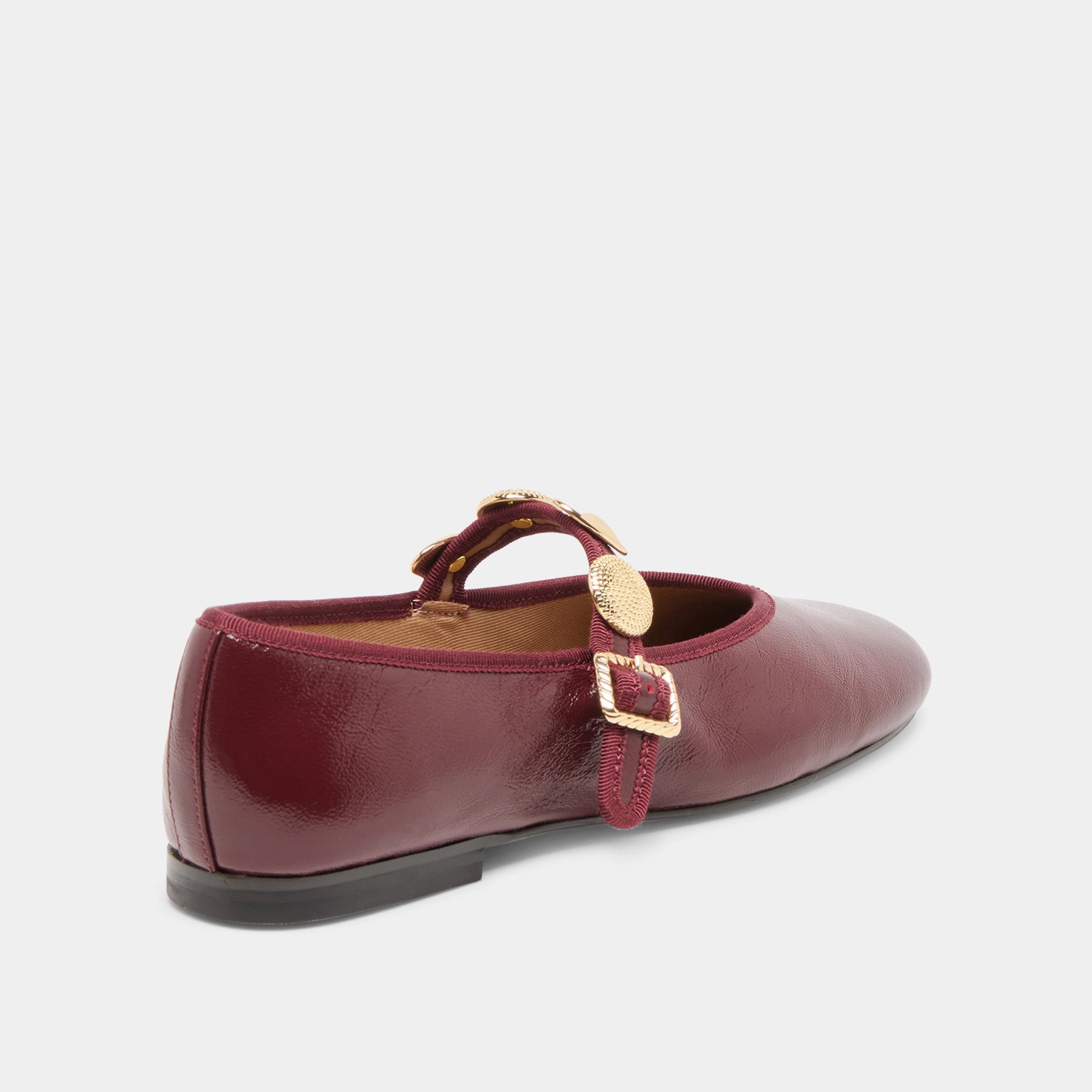 RELAN BALLET FLATS OXBLOOD LEATHER Fashionable Walk