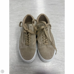 Shoes Sneakers By Vans In Tan, Size: 6.5 Handcrafted Stitching Dynamic Lacing