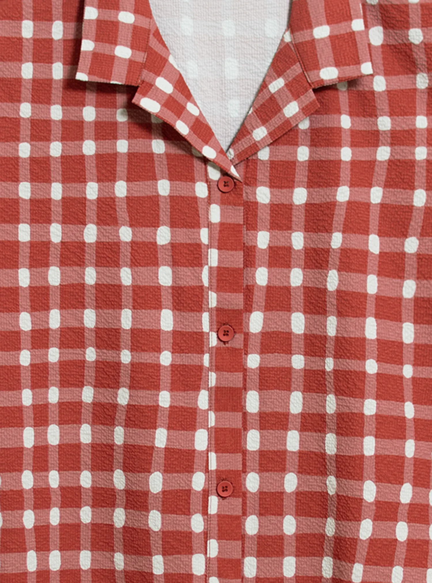 Resort Shirt (Seersucker Gingham)