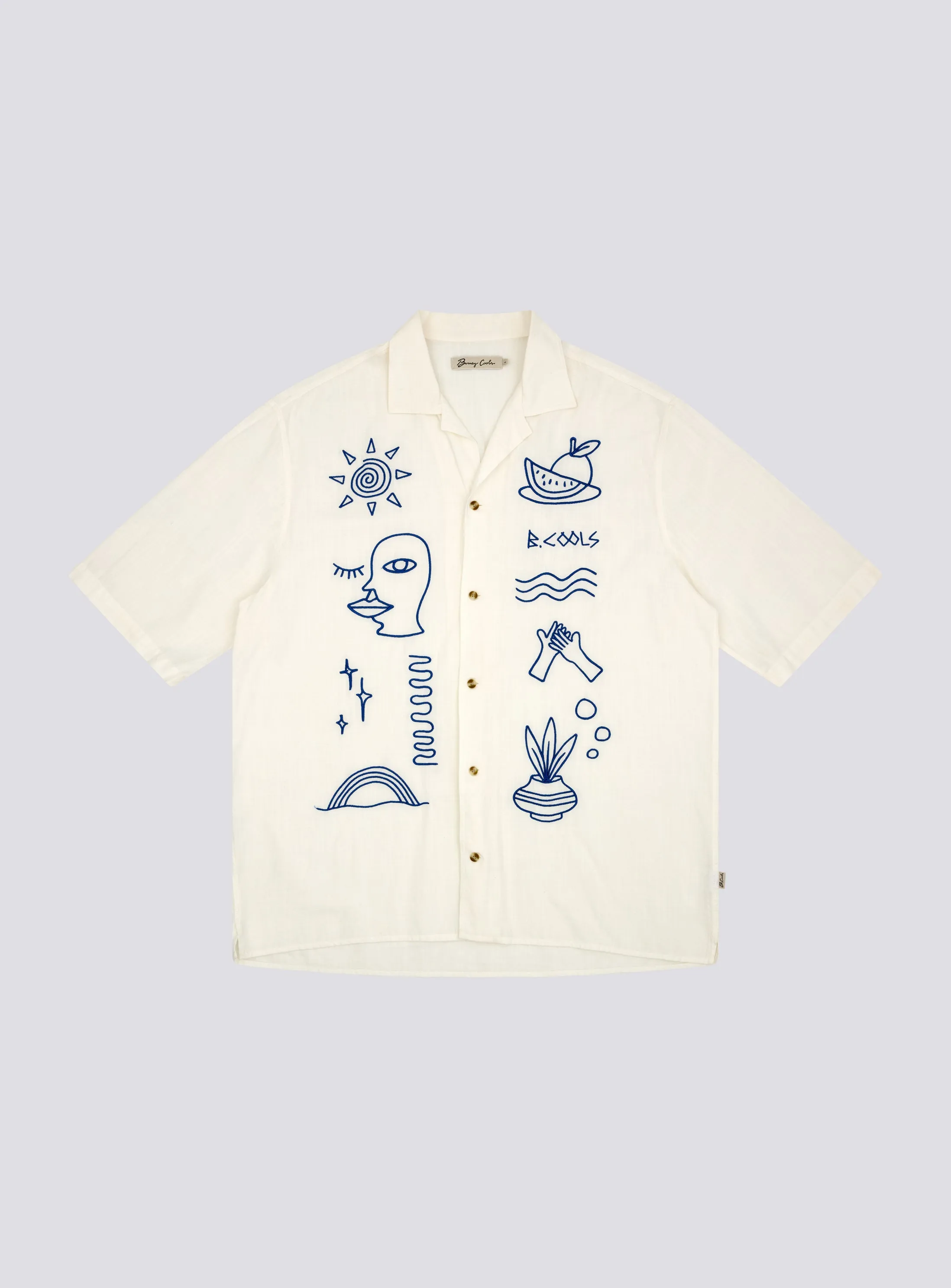 Resort Shirt White Greco