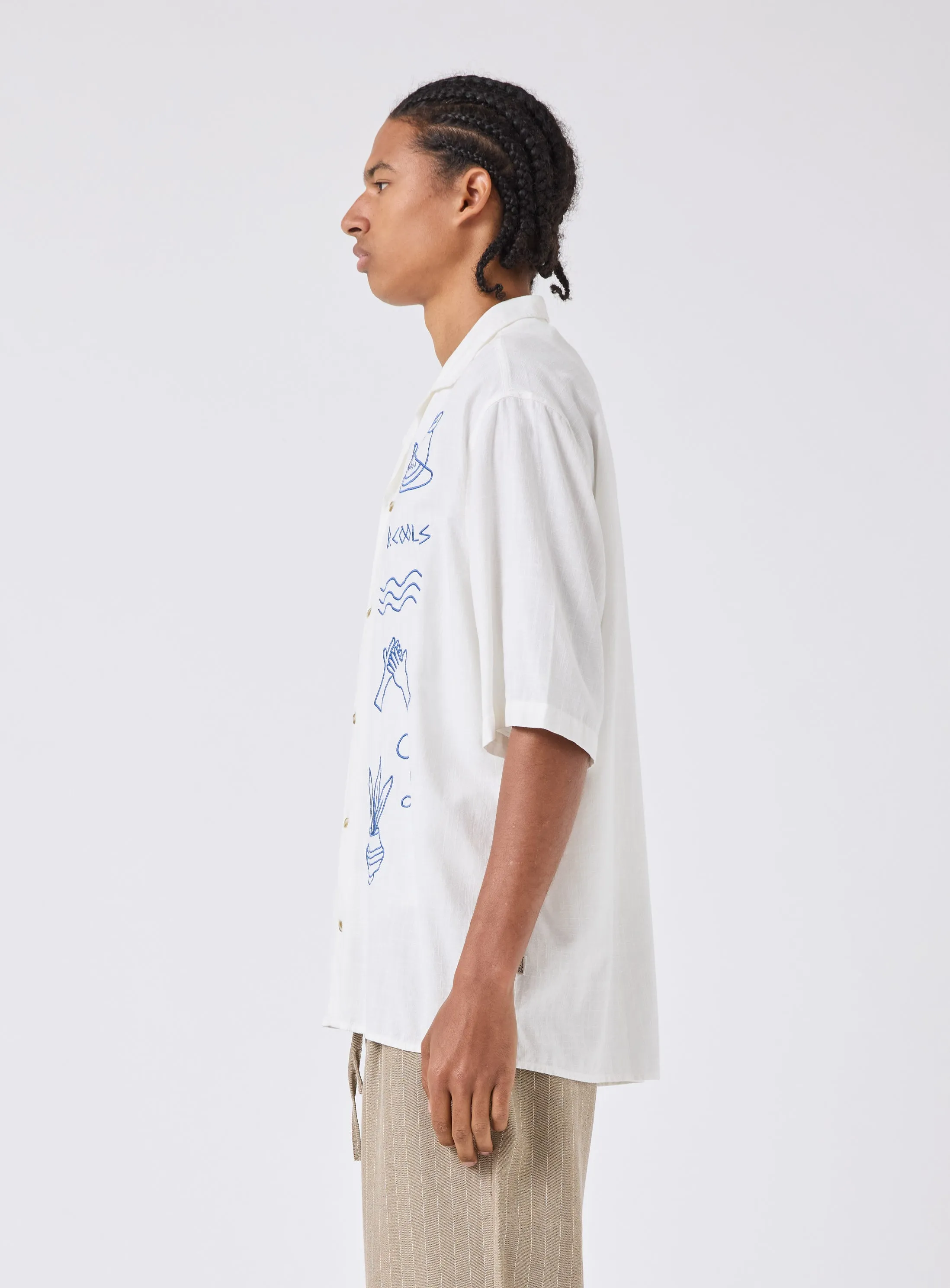 Resort Shirt White Greco
