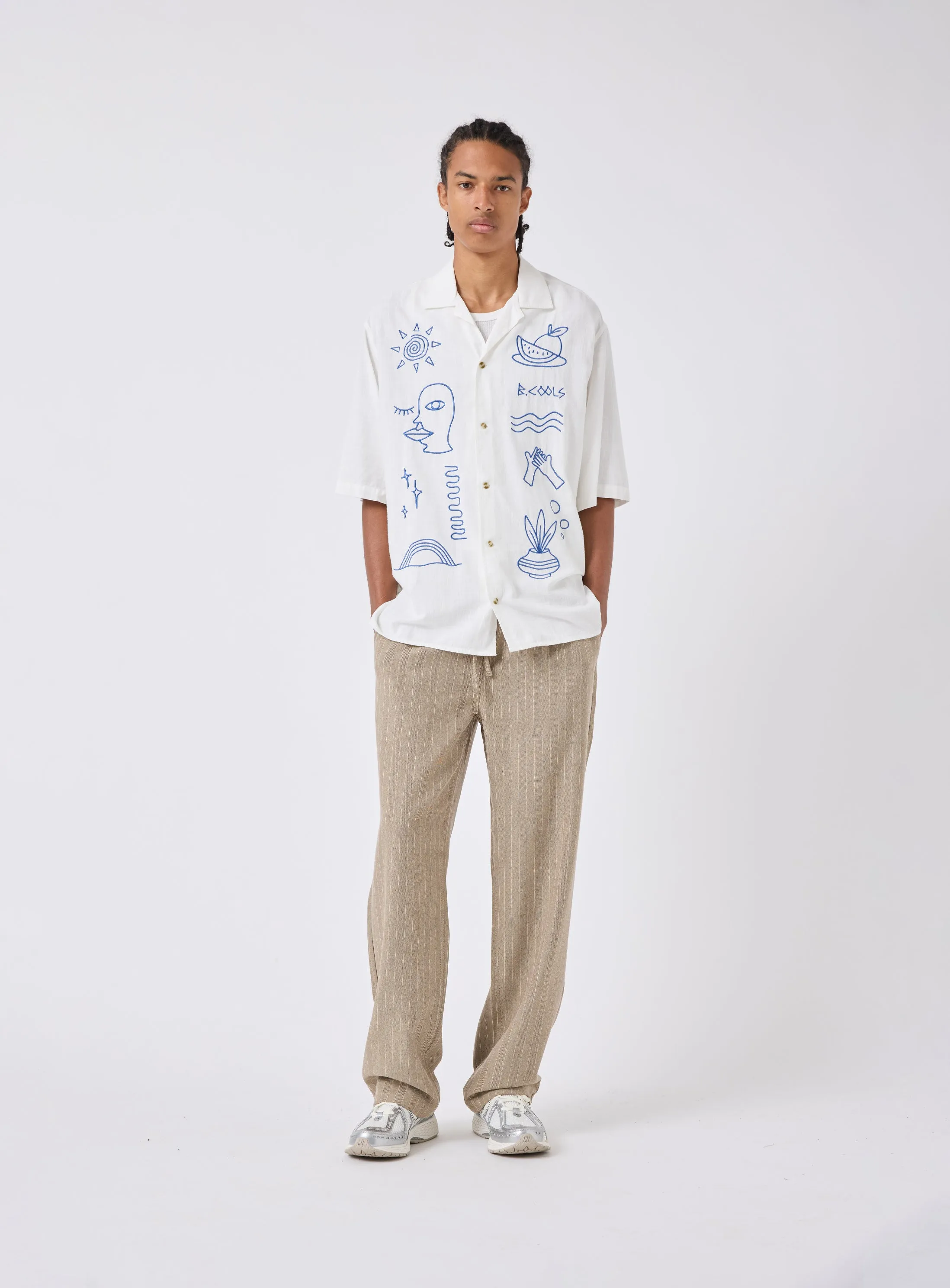 Resort Shirt White Greco