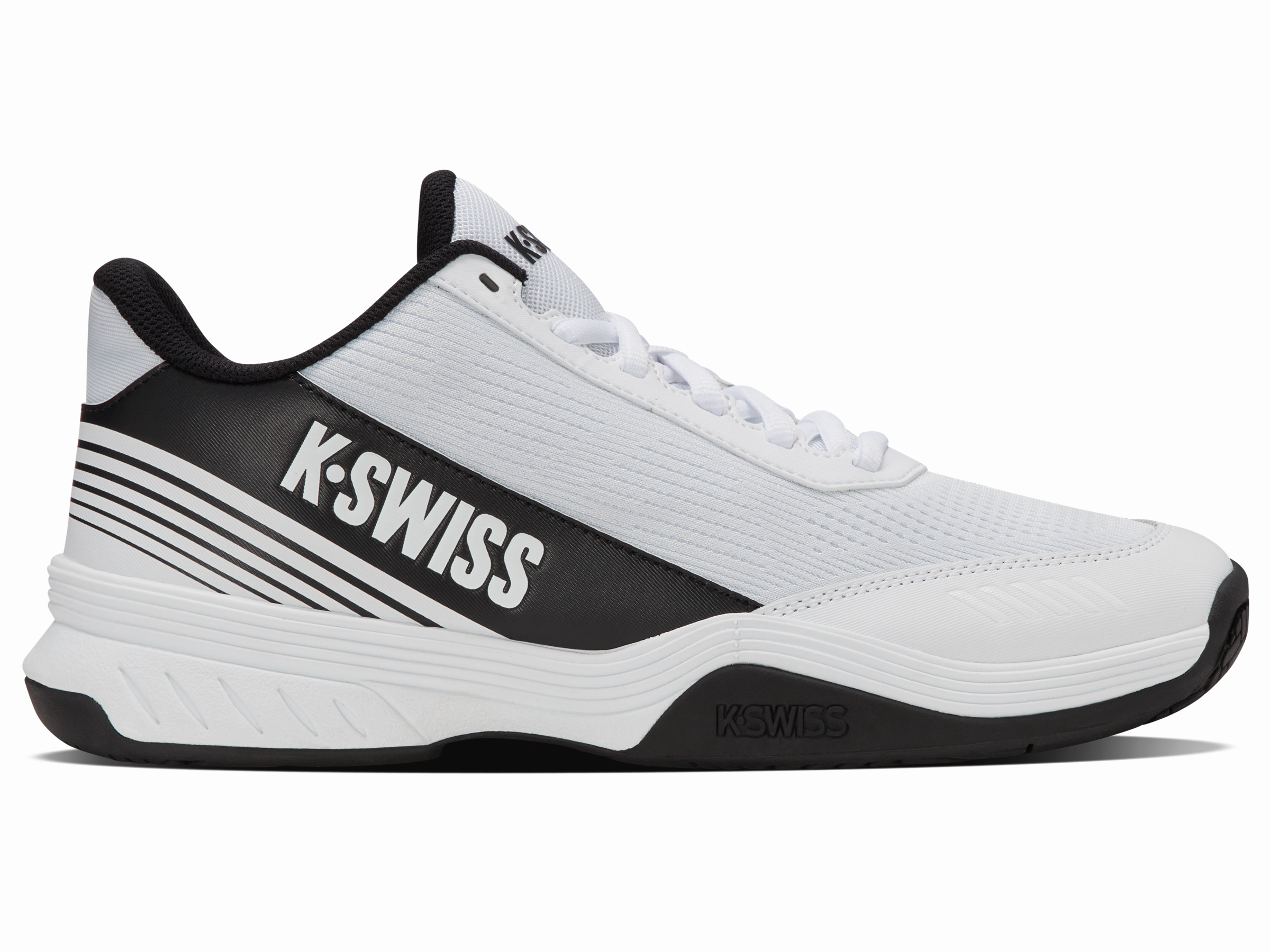 09486-184-M | SPEEDEX 2 | WHITE/BLACK/SOFT NEON GREEN Stretchable Material Dynamic Flex Construction