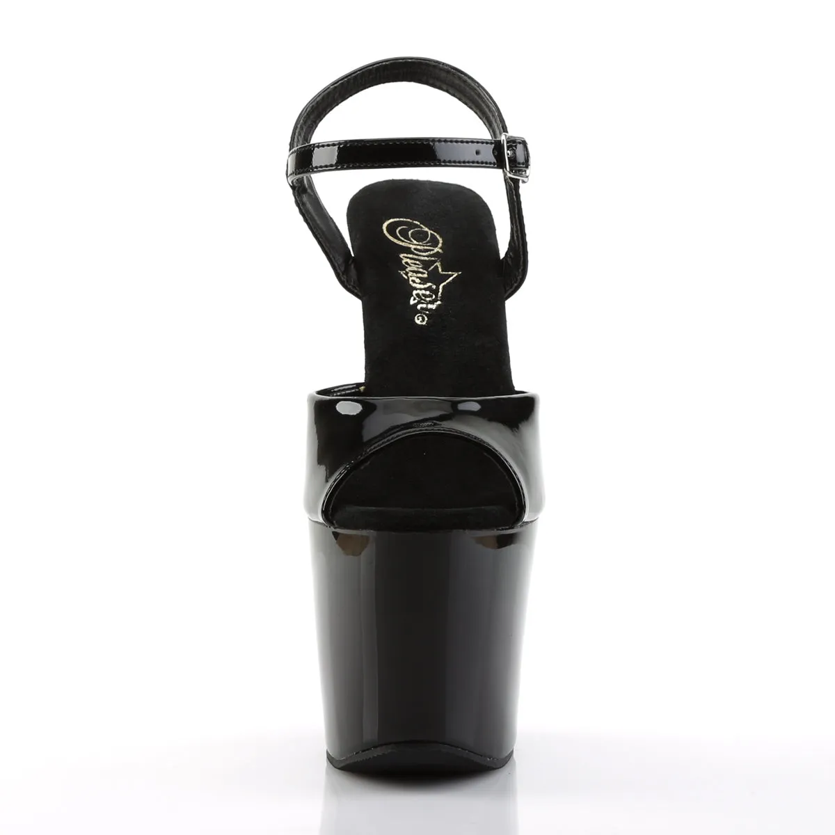 REVOLVER-709 Pleaser Black Sexy Platform Shoes (Pole Dancing Heels)