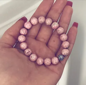 Rhodochrosite Genuine Crystal Bracelet
