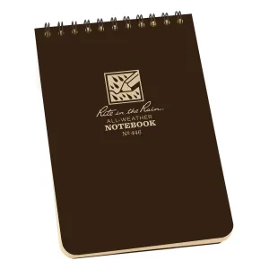 Rite in the Rain Top Spiral Polydura Notebook 4 X 6 in