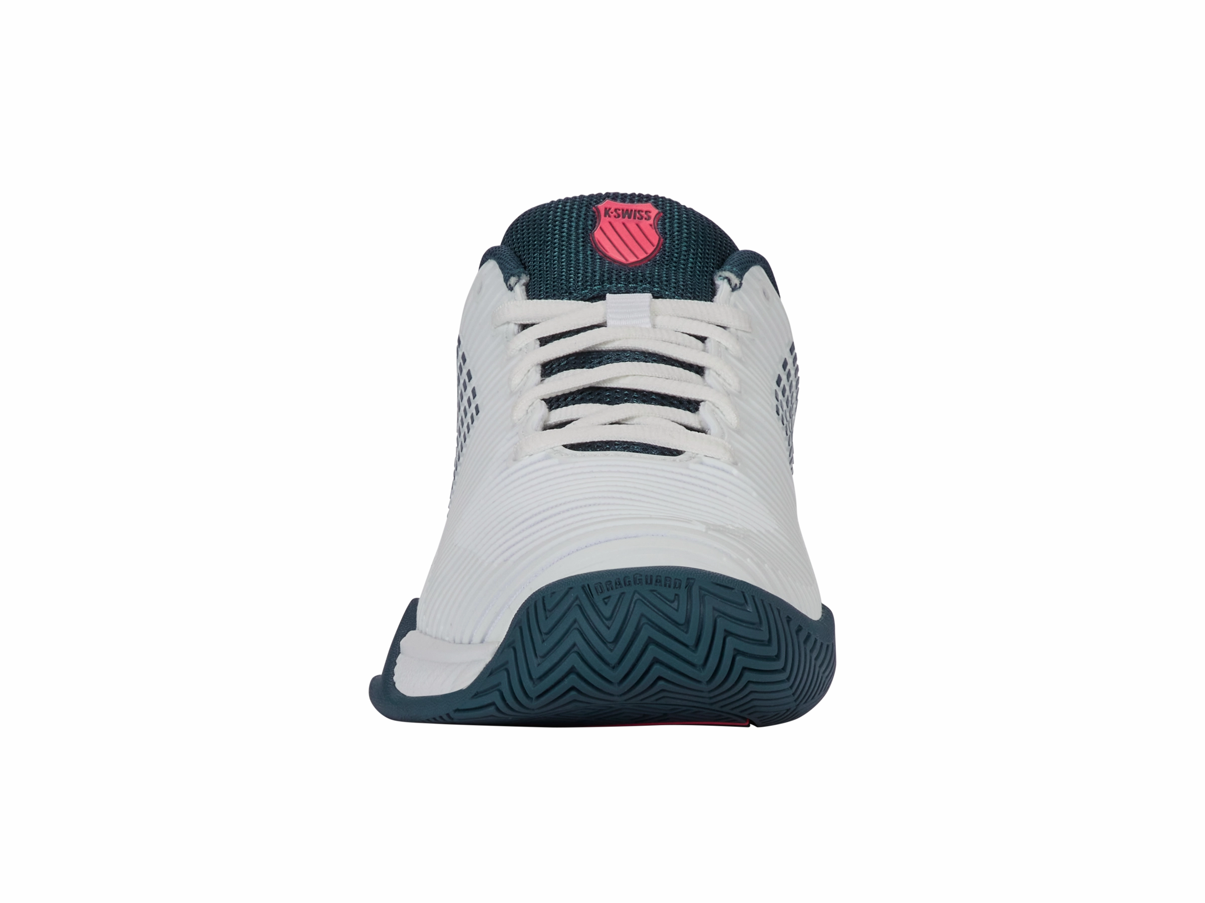 86613-129-M | HYPERCOURT EXPRESS 2 | WHITE/STARGAZER/NEON BLAZE Heat Mode