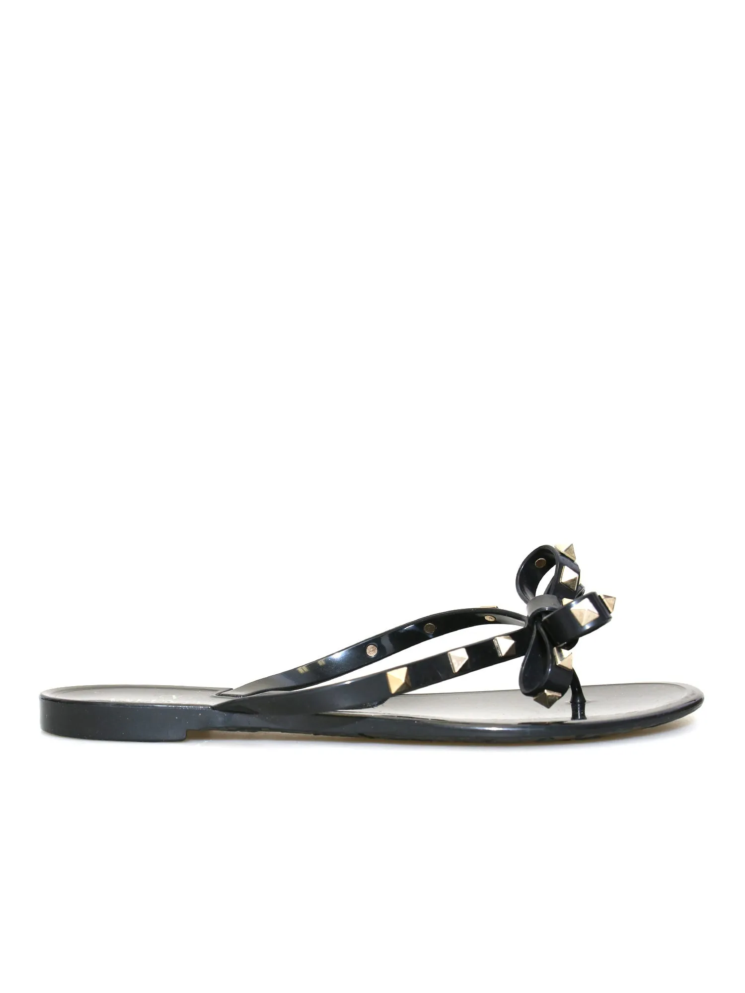 Rockstud Jelly Thong Sandals