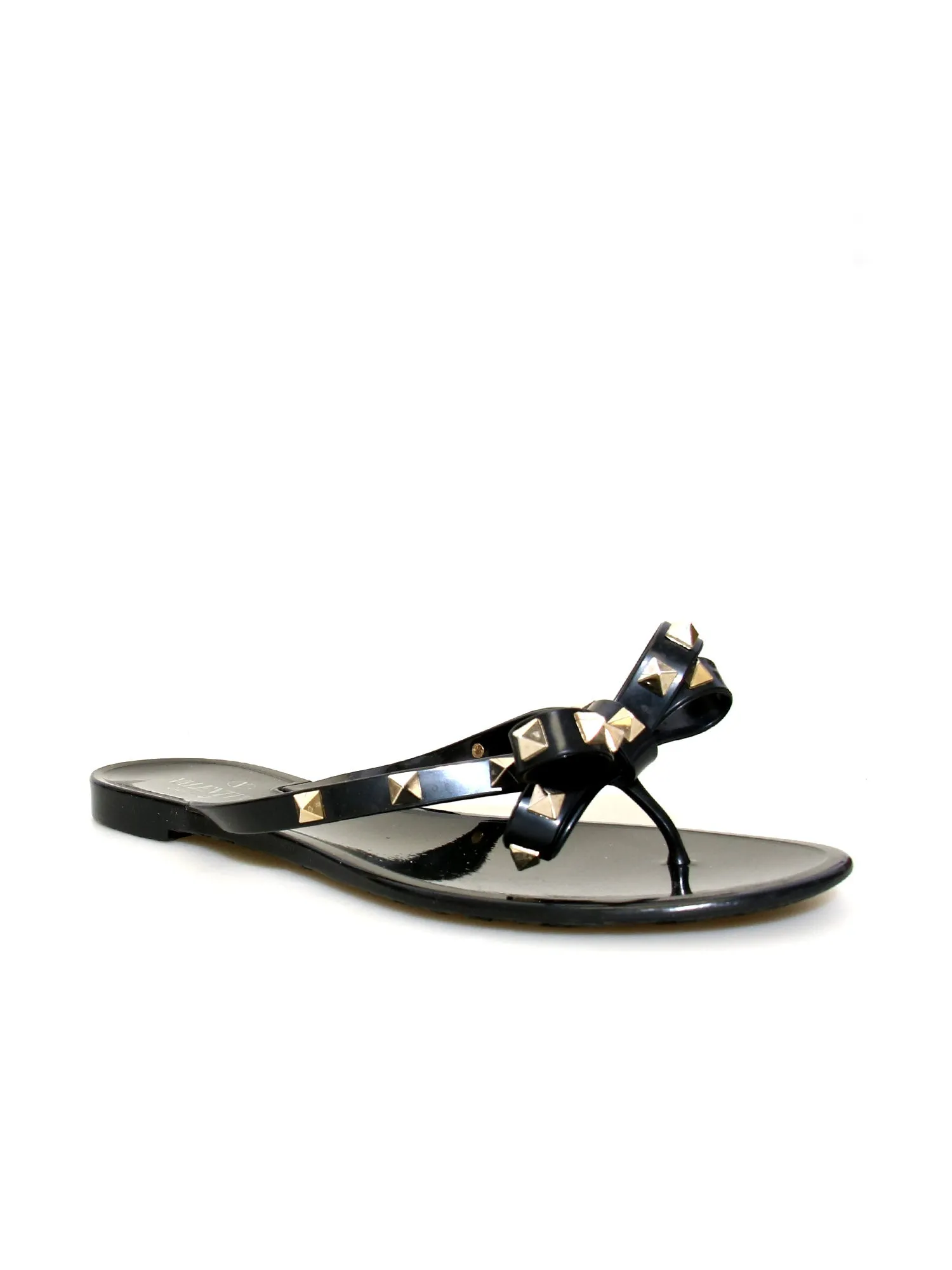 Rockstud Jelly Thong Sandals