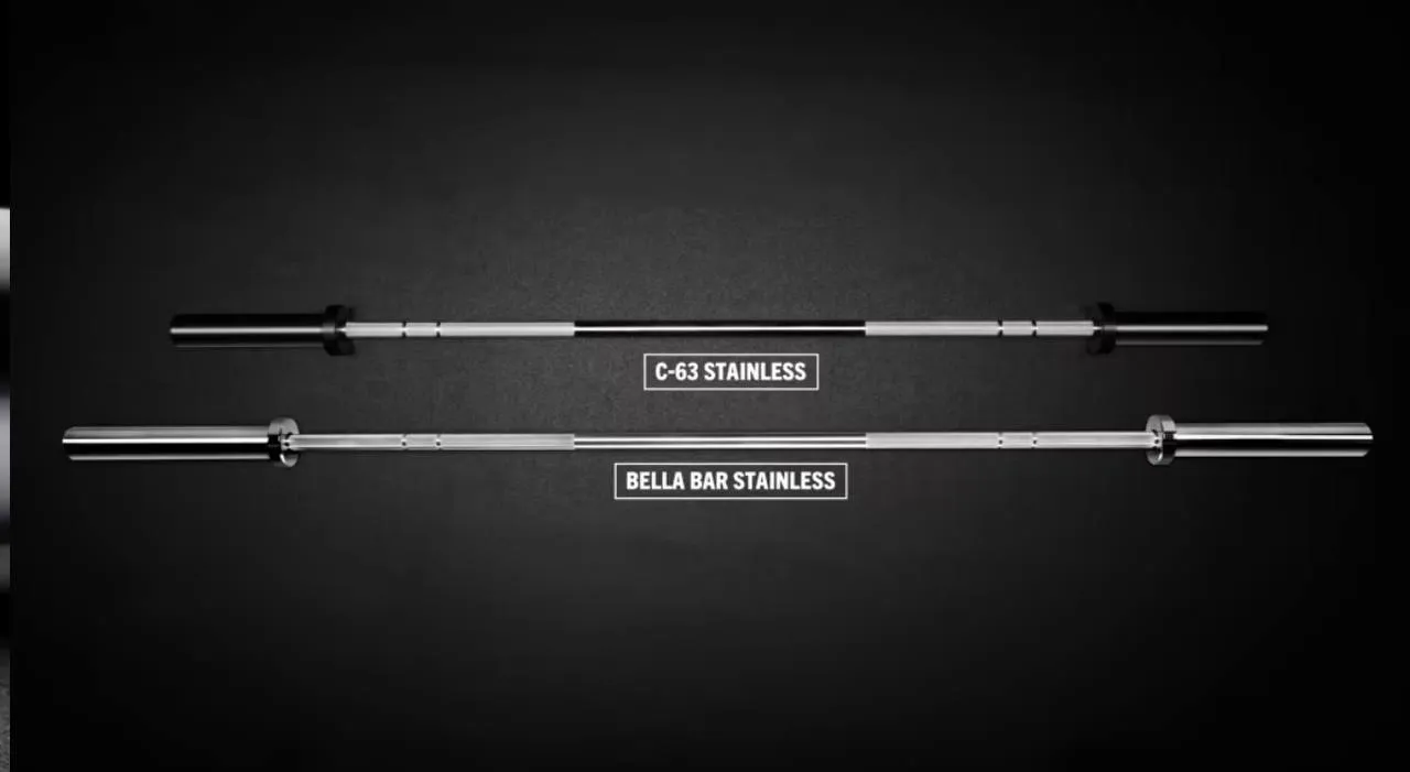 Rogue C-63 Stainless - Barra olímpica corta