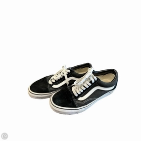 Lightweight Frame Structure Durable Rubber Outsole Shoes Sneakers By Vans In Black, Size: 8