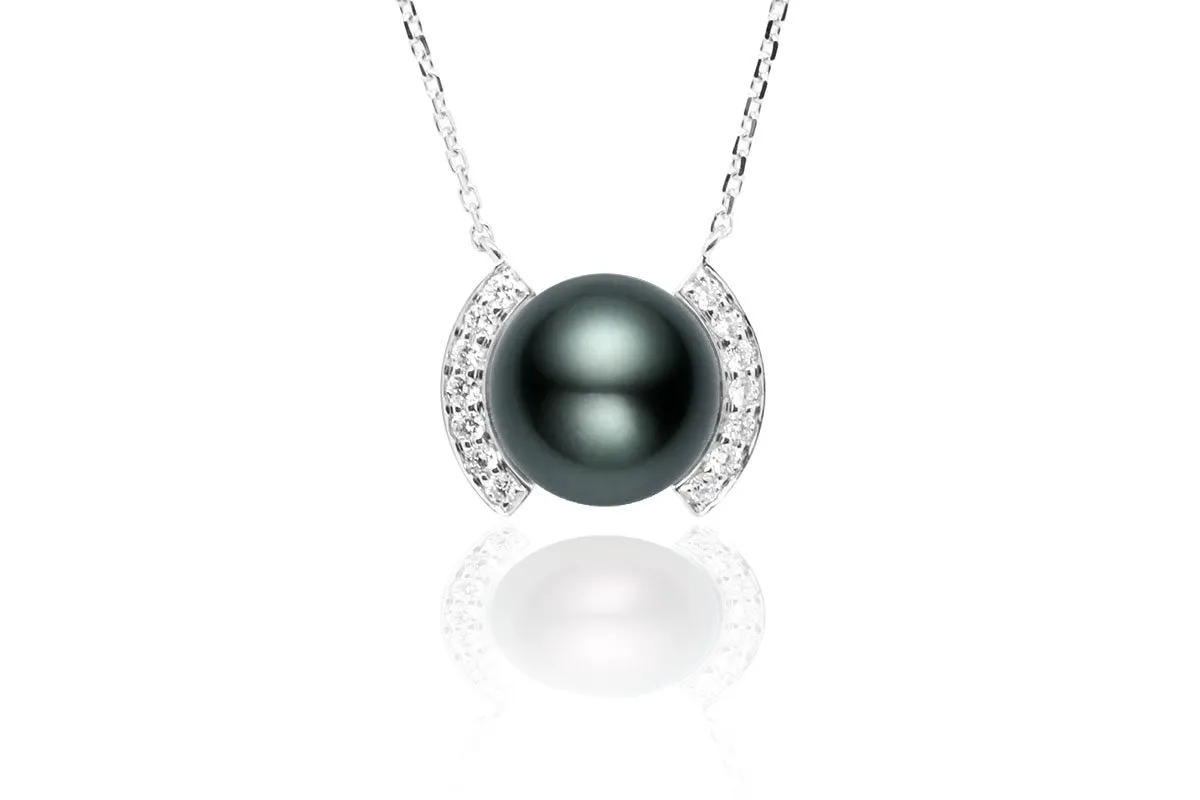 Roma Black Pearl Pendant