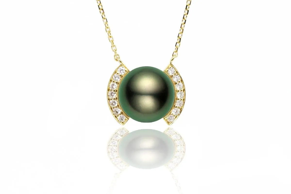 Roma Black Pearl Pendant