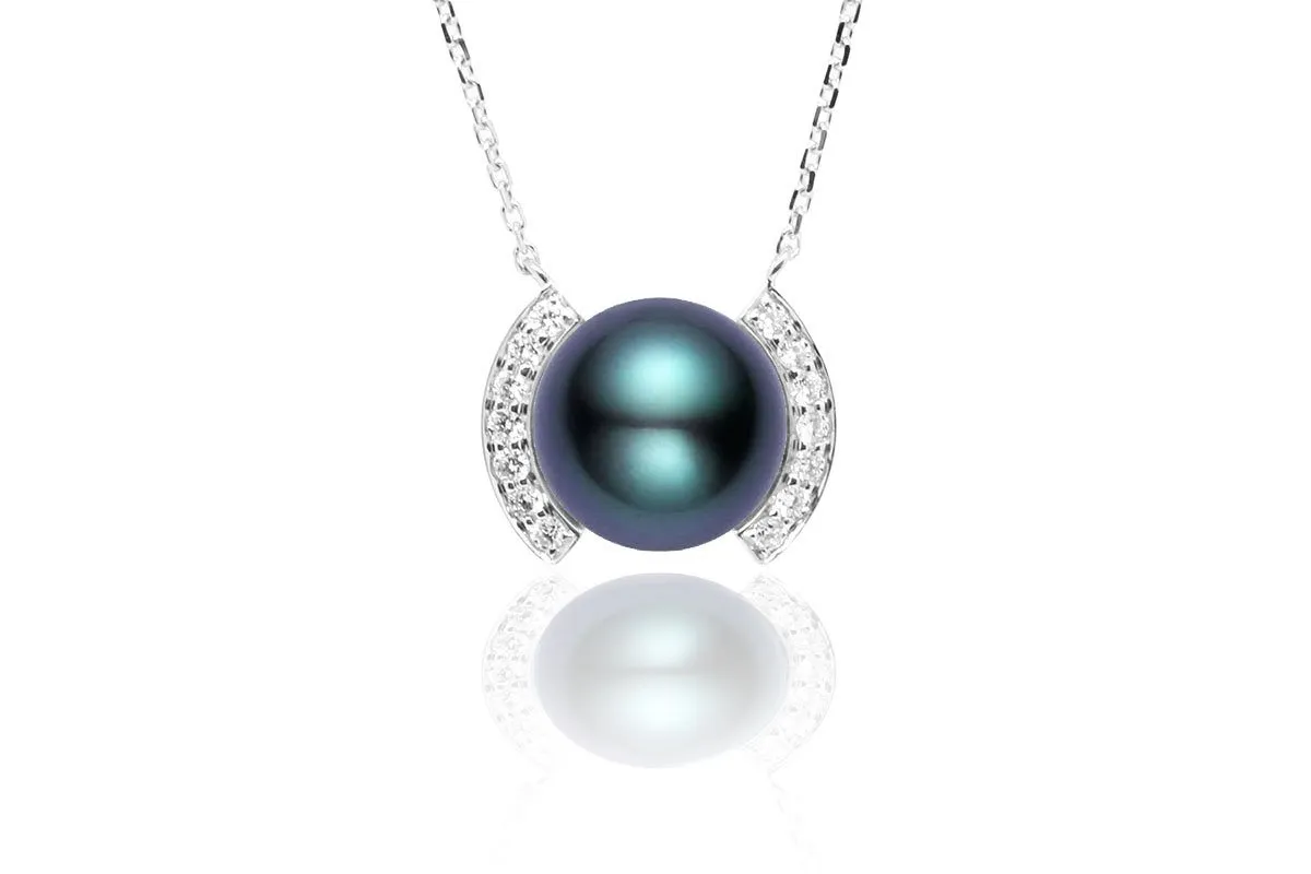 Roma Black Pearl Pendant