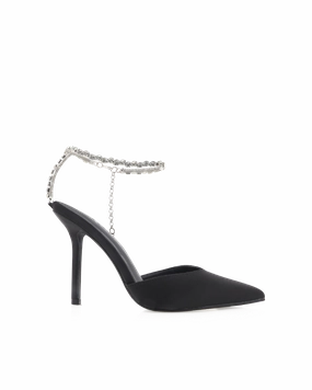Fashionable Wear QUINLEE - BLACK SATIN