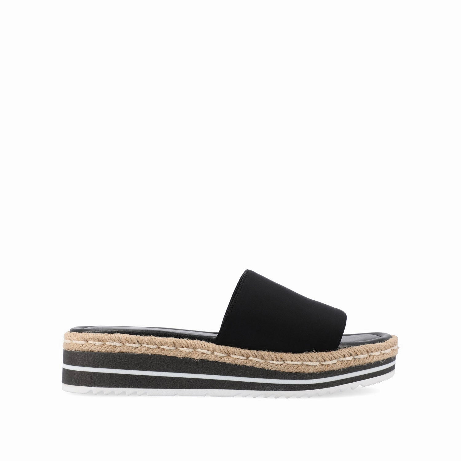 ROSEY ESPADRILLE WEDGE HEEL SANDALS IN WIDE Leather Minimalist