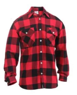 Rothco Mens Lightweight Flannel Shirt - Size 3XL