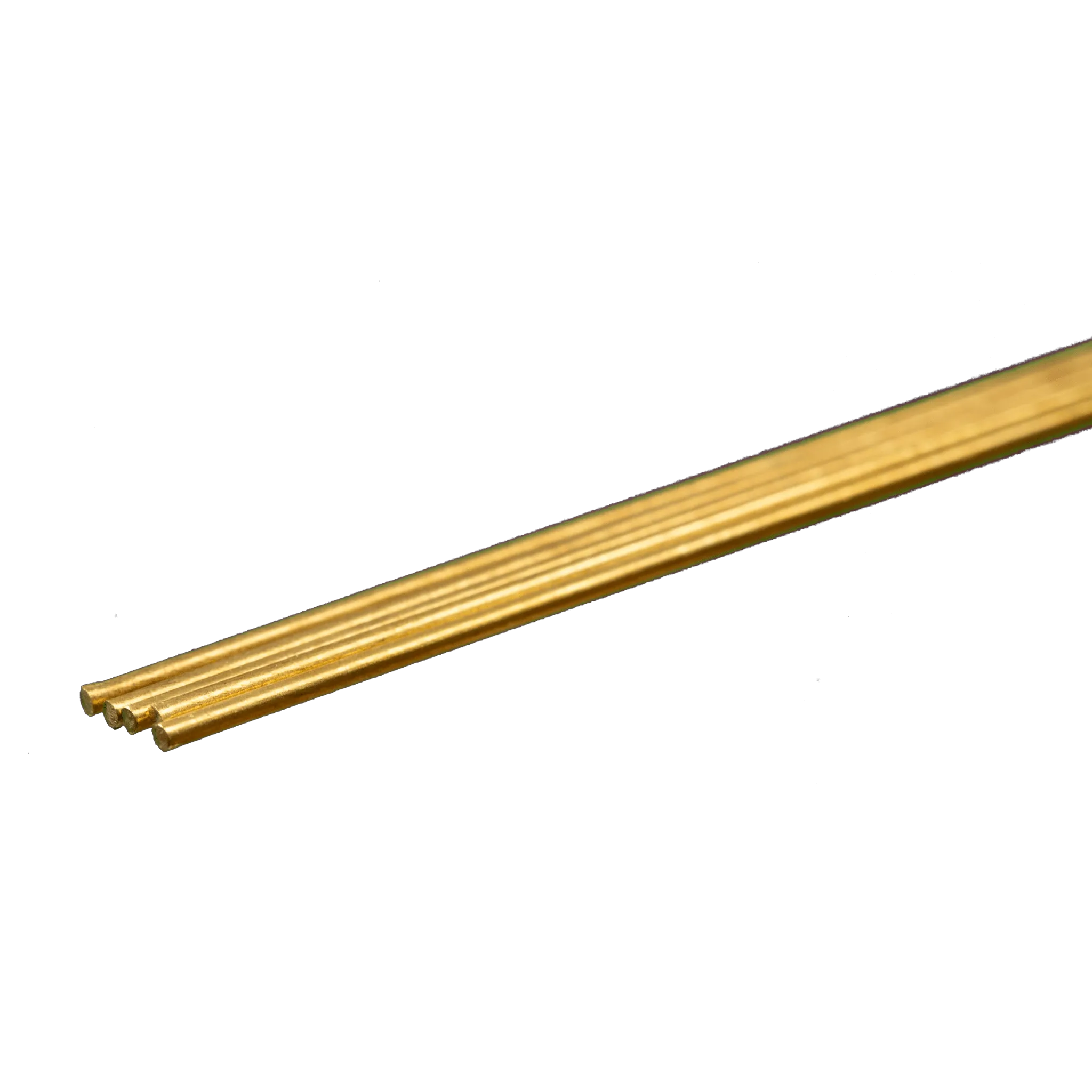 Round Brass Rod: 1/32" OD x 12" Long (5 Pieces)