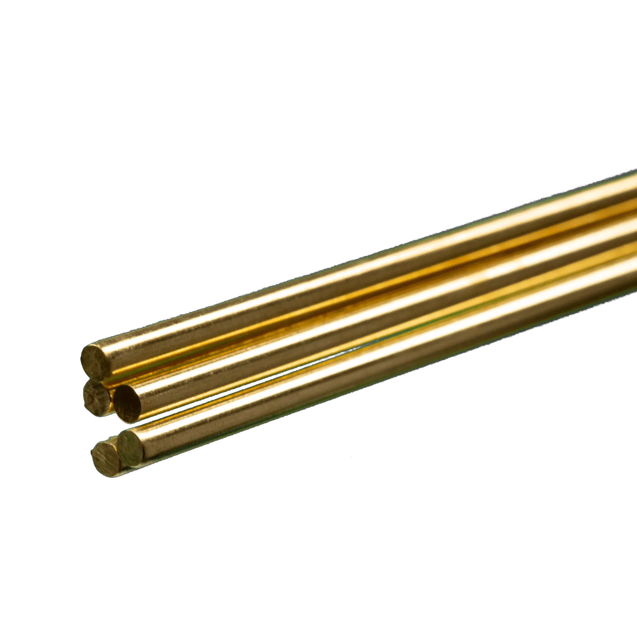 Round Brass Rod: 1/8" OD x 36" Long (5 Pieces)